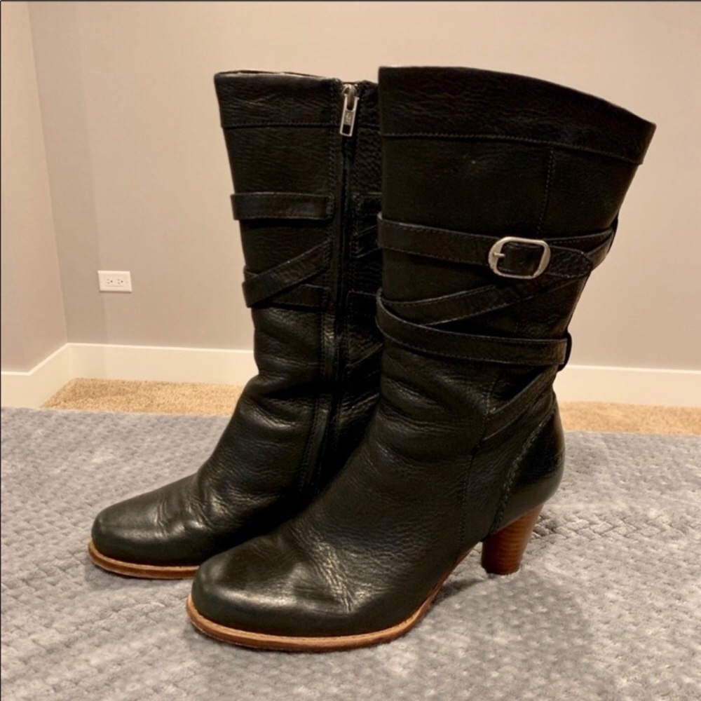 Leather ugg boots